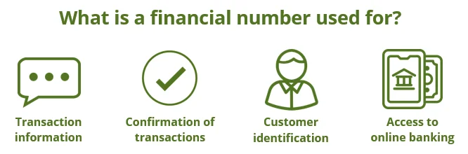 What is a financial number used for?