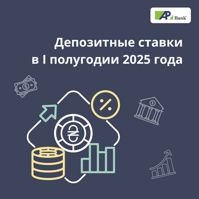Как изменялись депозитные ставки в первом полугодии 2025 года?