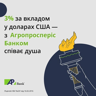 3% p.a. on USD deposits