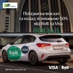 50% discount on Bolt taxis to and from train stations